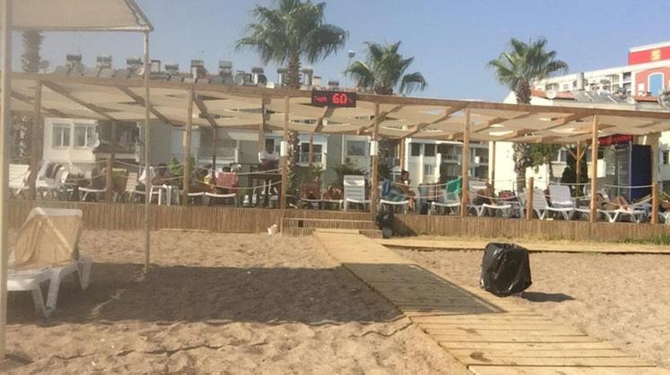 Уютная Квартира На Берегу Моря С Частным Бесплантным Пляжем Antalya Exteriör bild